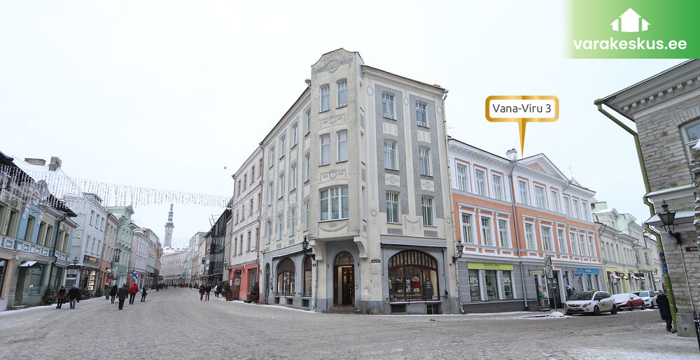 Vana-Viru tn 3 hoone Tallinna vanalinnas